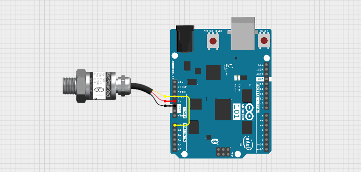 Wiring Rangkaian Sensor Tekanan HK1600B